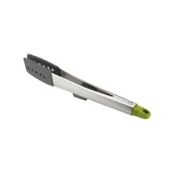 Joseph Joseph Elevate Grey Silicone Steel Tongs