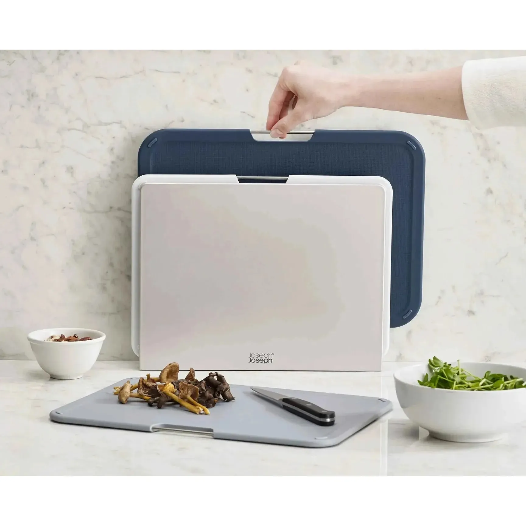 Joseph Joseph Nest Boards 3-piece Grey Chopping Board Set