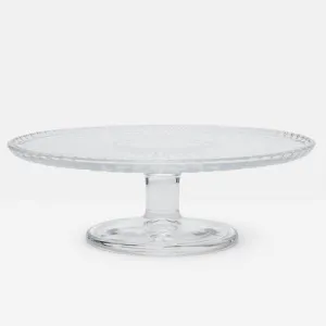 Joules Bee Glass Footed Cake Stand