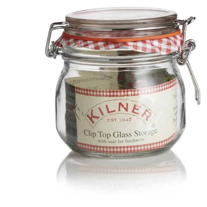 Kilner 0.5 Litre Round Clip Top Jar