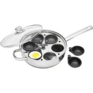 KitchenCraft 6 Hole Egg Poacher