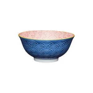 KitchenCraft Blue Arched Bowl In One