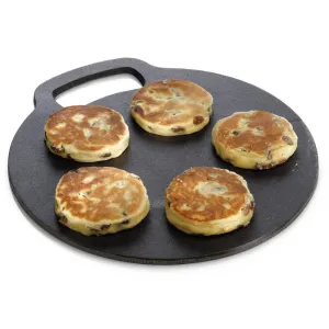 KitchenCraft Cast Iron 27cm Black Baking Stone