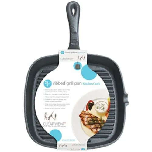 KitchenCraft Cast Iron Square Grill