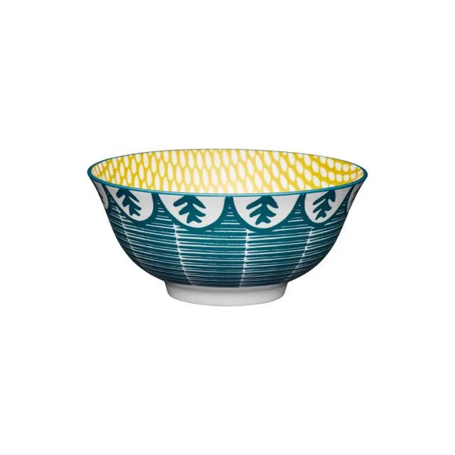 KitchenCraft Leafy Green Bowl In One