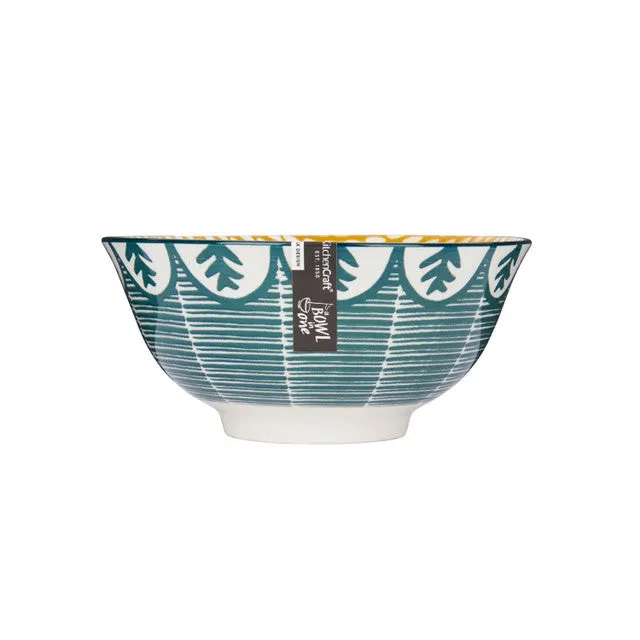 KitchenCraft Leafy Green Bowl In One