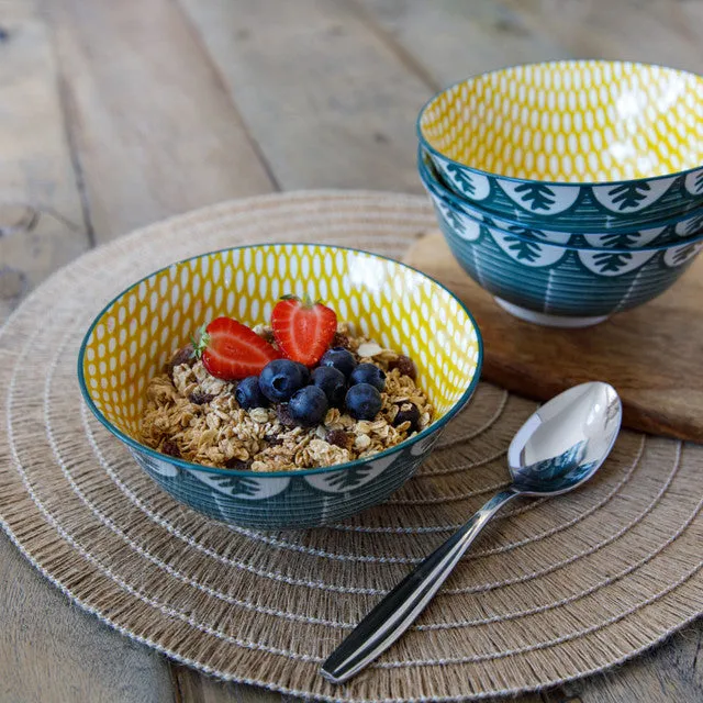 KitchenCraft Leafy Green Bowl In One