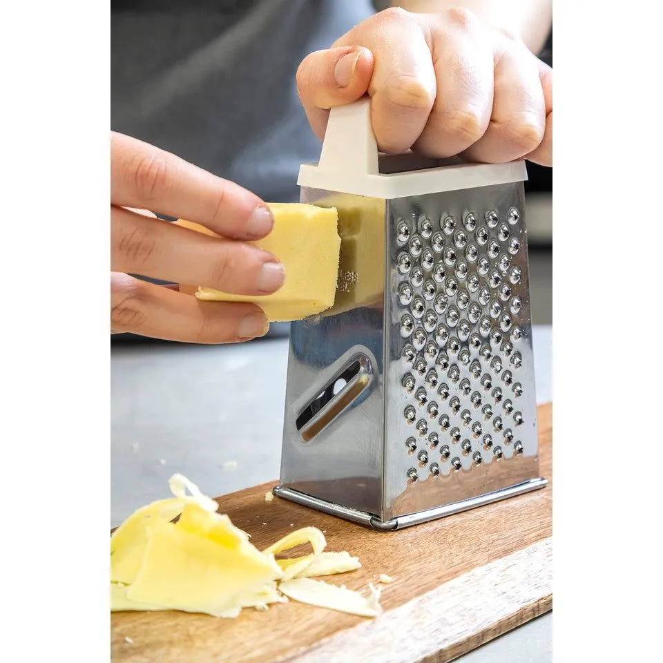 KitchenCraft Small White Handled 20cm Box Grater