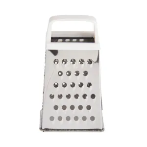 KitchenCraft Small White Handled 20cm Box Grater