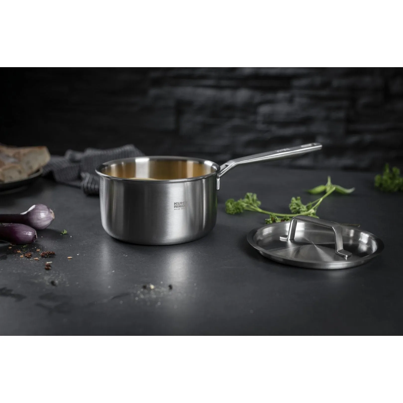 Kuhn Rikon Culinary Fiveply 3 Piece Saucepan Set
