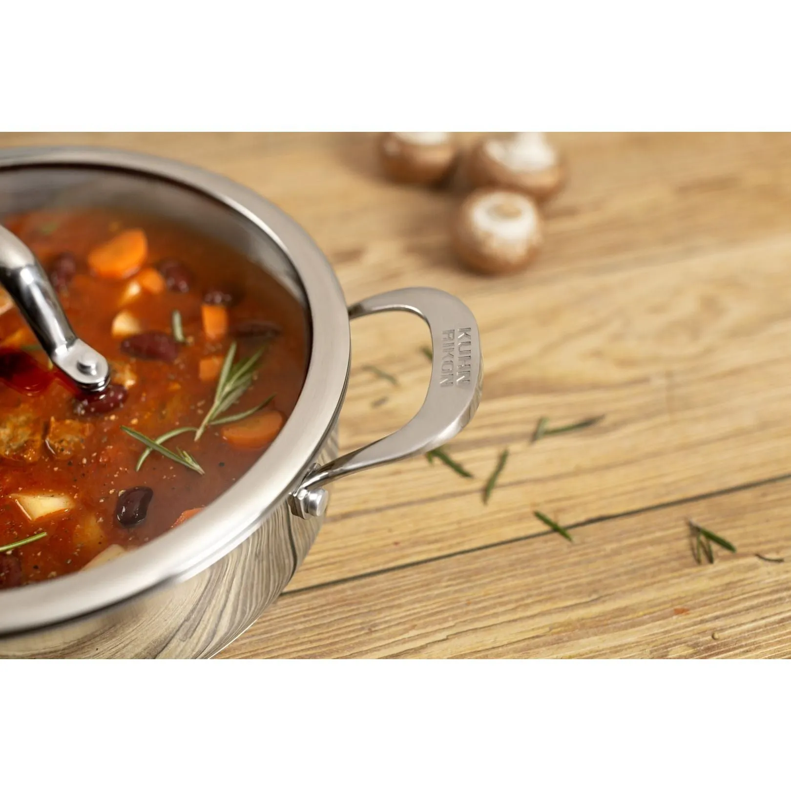 Kuhn Rikon Stainless Steel Allround Uncoated Shallow Casserole - All Sizes