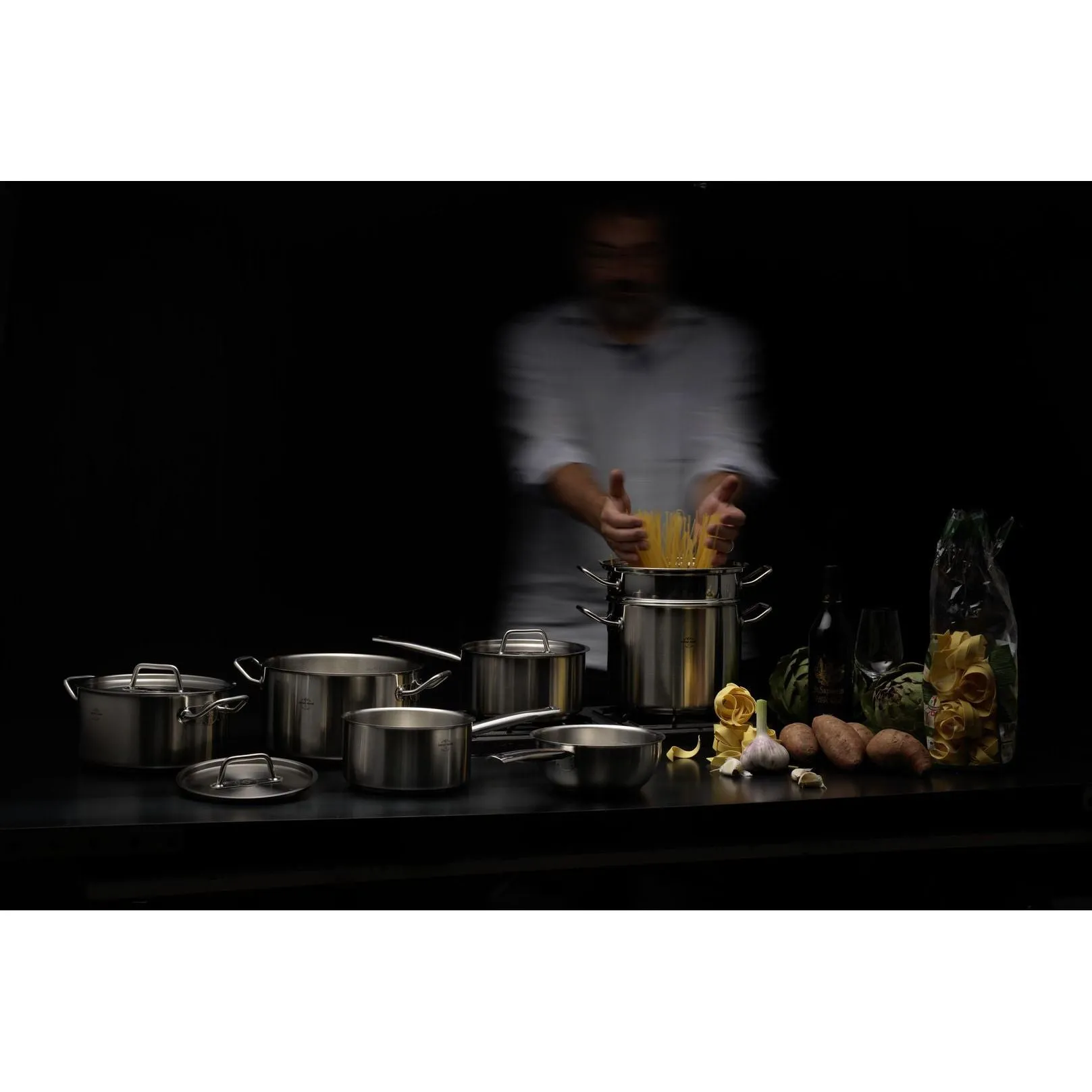 Kuhn Rikon Stainless Steel Montreux Cookware Set