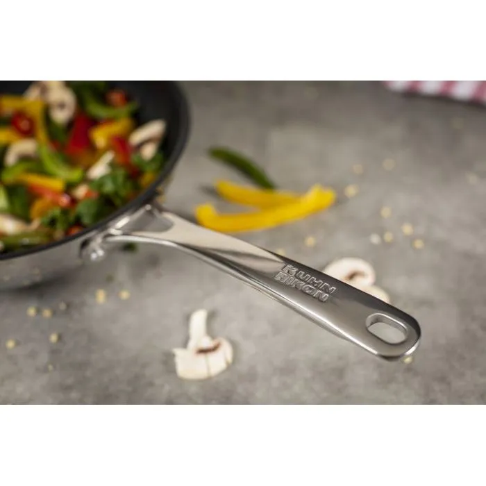 Kuhn Rikon Stainless Steel Non-Stick Allround Wok - All Sizes