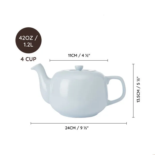 La Cafetiere Navy 1.2 Litre Ceramic Teapot