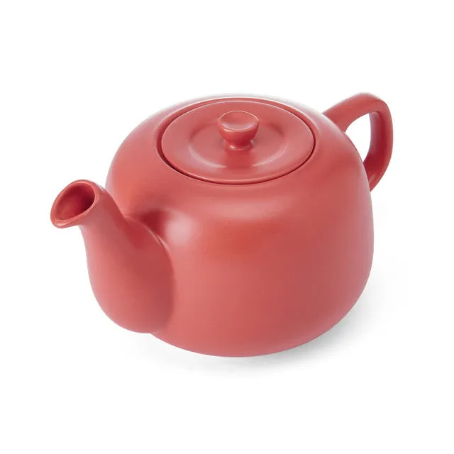 La Cafetiere Red 1.2 Litre Ceramic Teapot