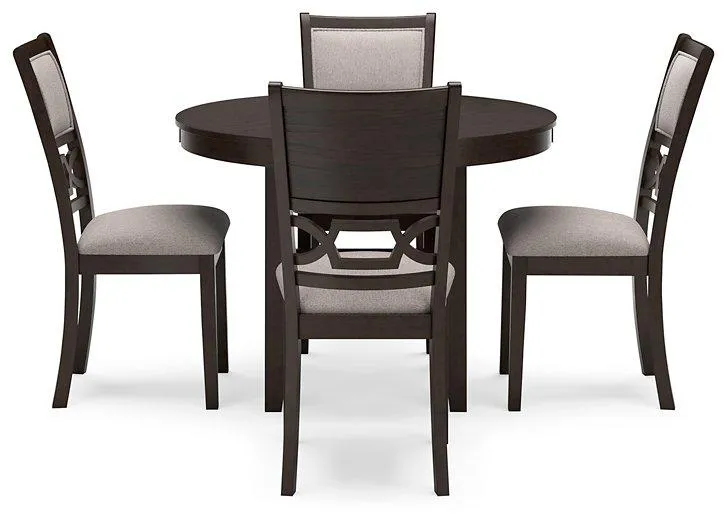 Langwest Dining Table and 4 Chairs (Set of 5)