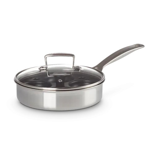 Le Creuset 3-Ply 20cm Saute & Poaching Pan