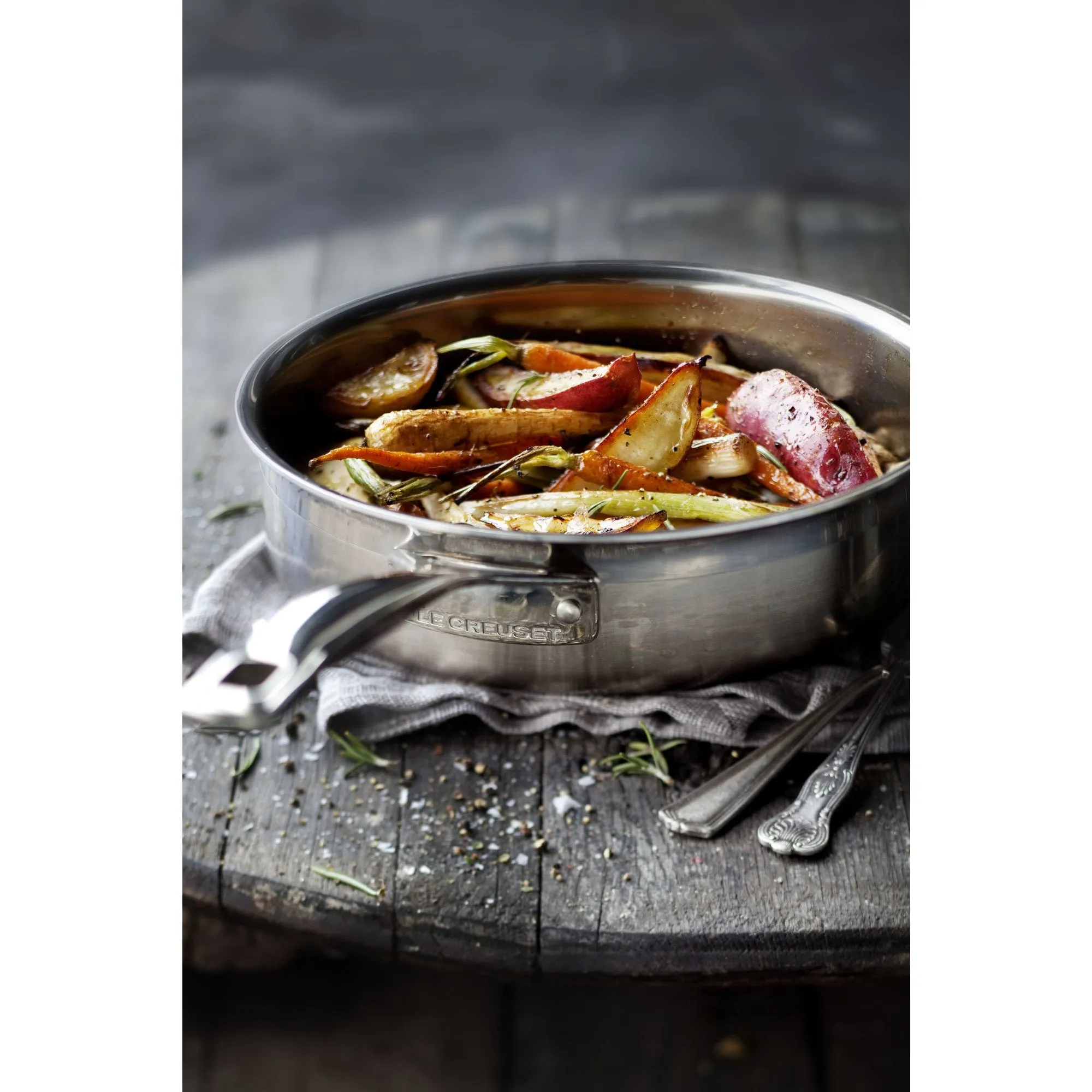 Le Creuset 3-ply 24cm Saute Pan