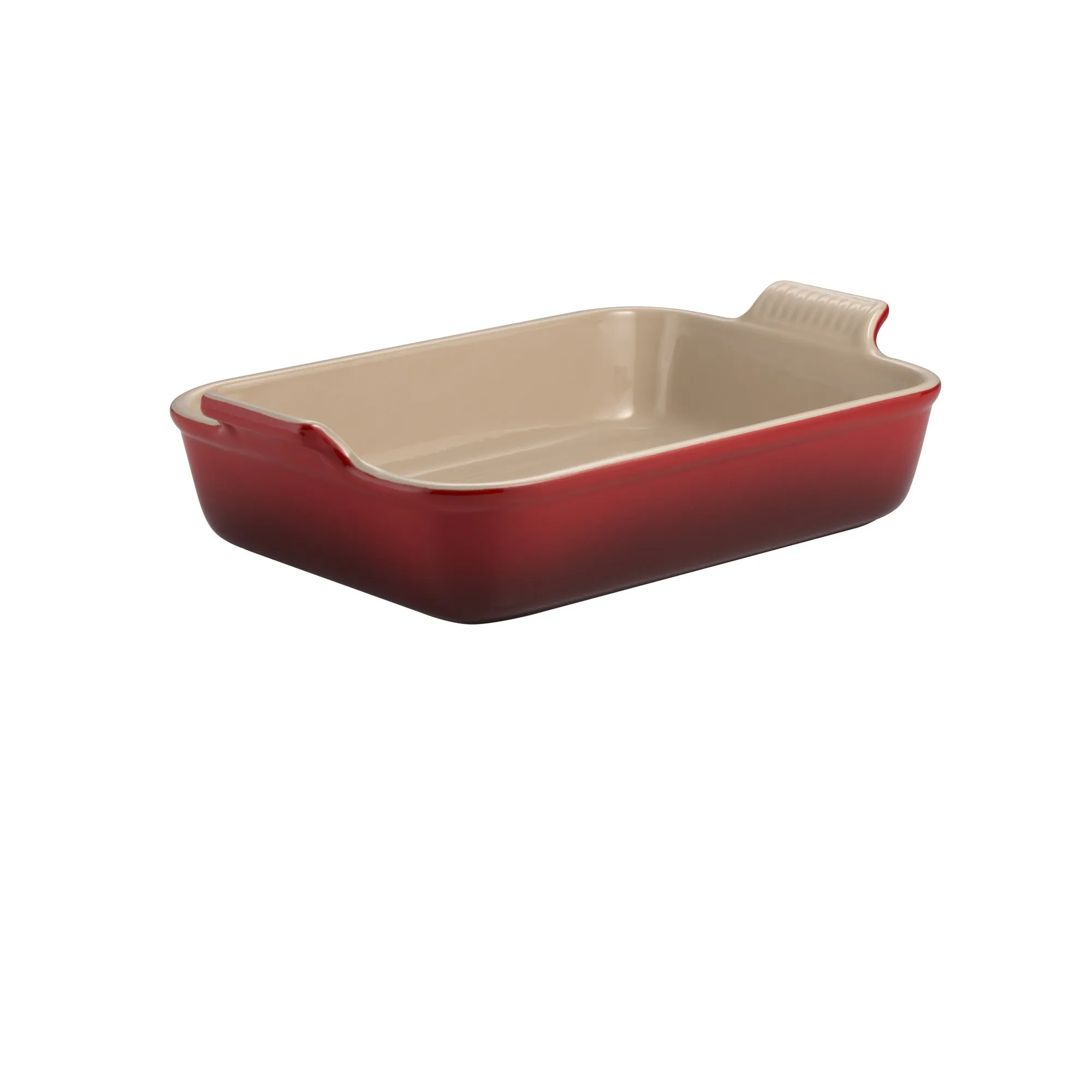 Le Creuset Hertiage Cerise Stoneware Dishes - All Sizes