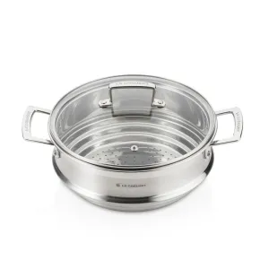 Le Creuset Large Multi Steamer & Glass Lid