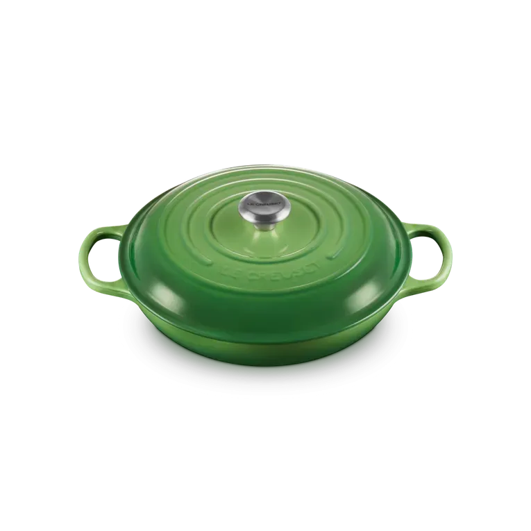 Le Creuset Signature Cast Iron Bamboo 30cm Shallow Casserole