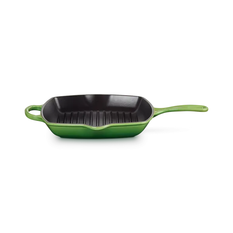 Le Creuset Signature Cast Iron Bamboo Grill - All Sizes