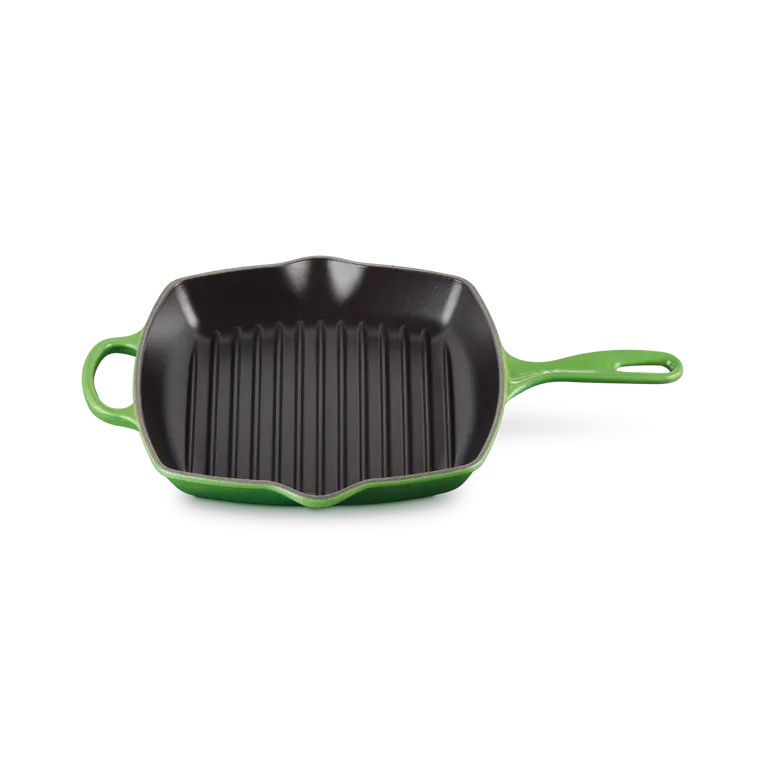 Le Creuset Signature Cast Iron Bamboo Grill - All Sizes