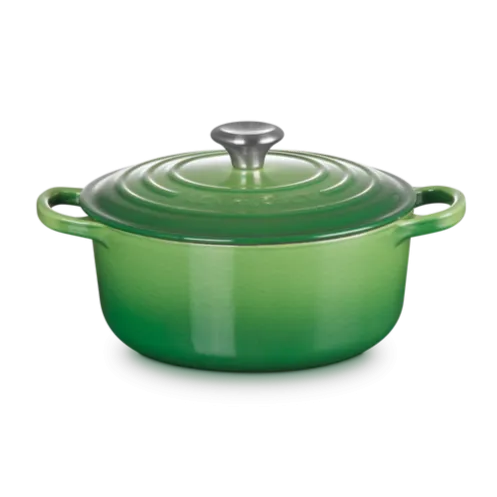Le Creuset Signature Cast Iron Bamboo Round Casserole - All