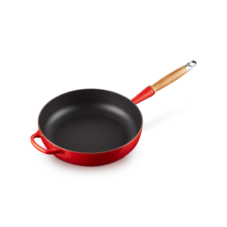 Le Creuset Signature Cast Iron Cerise Saut Pan