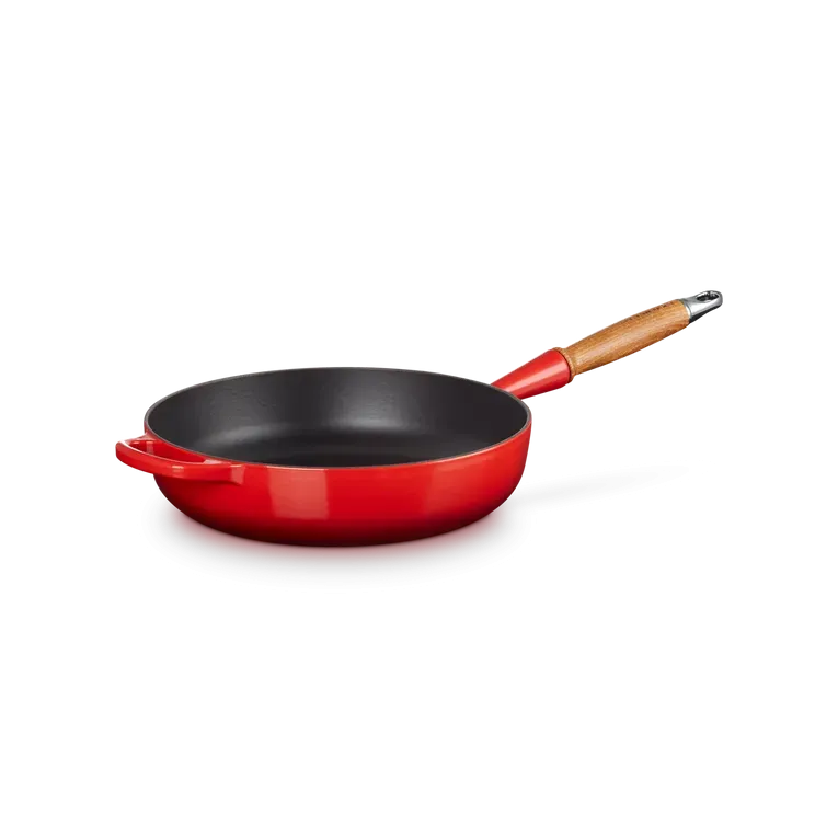 Le Creuset Signature Cast Iron Cerise Saut Pan