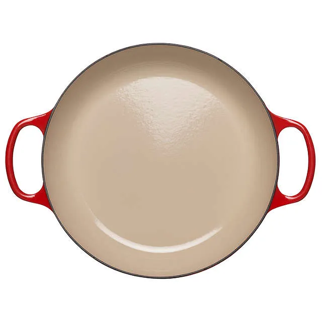 Le Creuset Signature Cast Iron Cerise Shallow Casserole - All Sizes