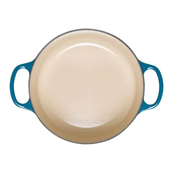 Le Creuset Signature Cast Iron Deep Teal Round Casserole - All Sizes