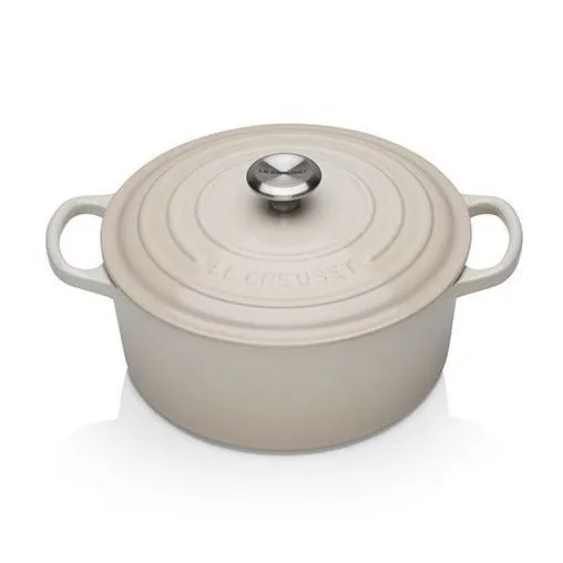 Le Creuset Signature Cast Iron Meringue Round Casserole - All Sizes