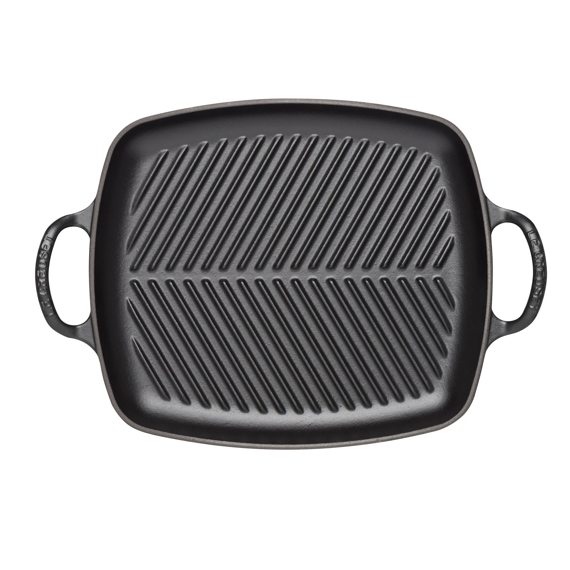 Le Creuset Signature Cast Iron Satin Black Grillit - All