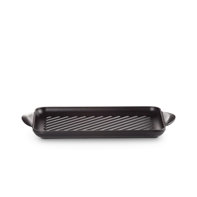 Le Creuset Signature Cast Iron Satin Black Grillit - All