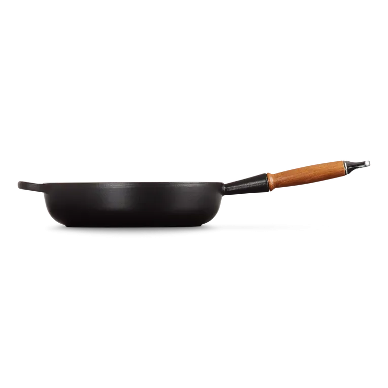 Le Creuset  Signature Cast Iron Satin Black Saut Pan