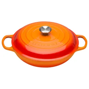 Le Creuset Signature Cast Iron Volcanic Shallow Casserole - All Sizes
