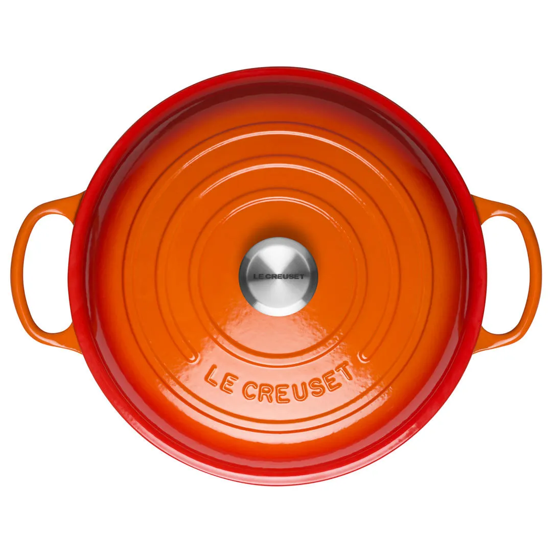 Le Creuset Signature Cast Iron Volcanic Shallow Casserole - All Sizes