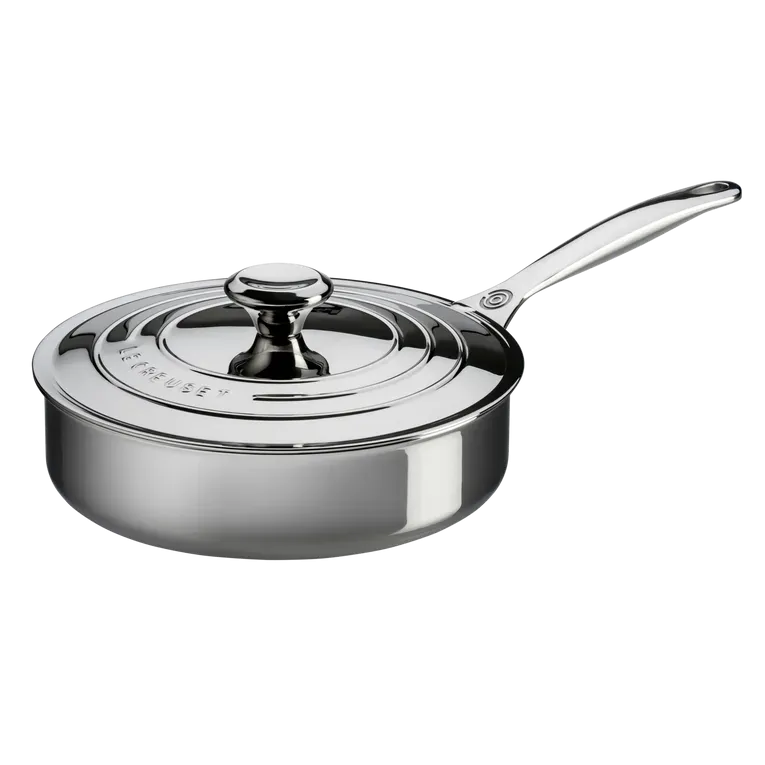 Le Creuset Signature Stainless Steel 24cm Saute Pan