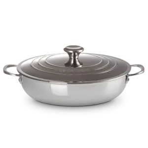 Le Creuset Signature Stainless Steel 30cm Shallow Casserole