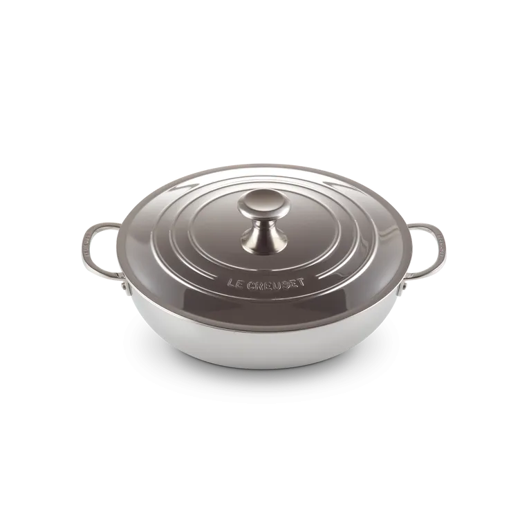 Le Creuset Signature Stainless Steel 30cm Shallow Casserole
