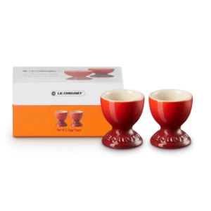 Le Creuset Stoneware Set of 2 Cerise Egg Cups