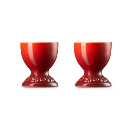 Le Creuset Stoneware Set of 2 Cerise Egg Cups