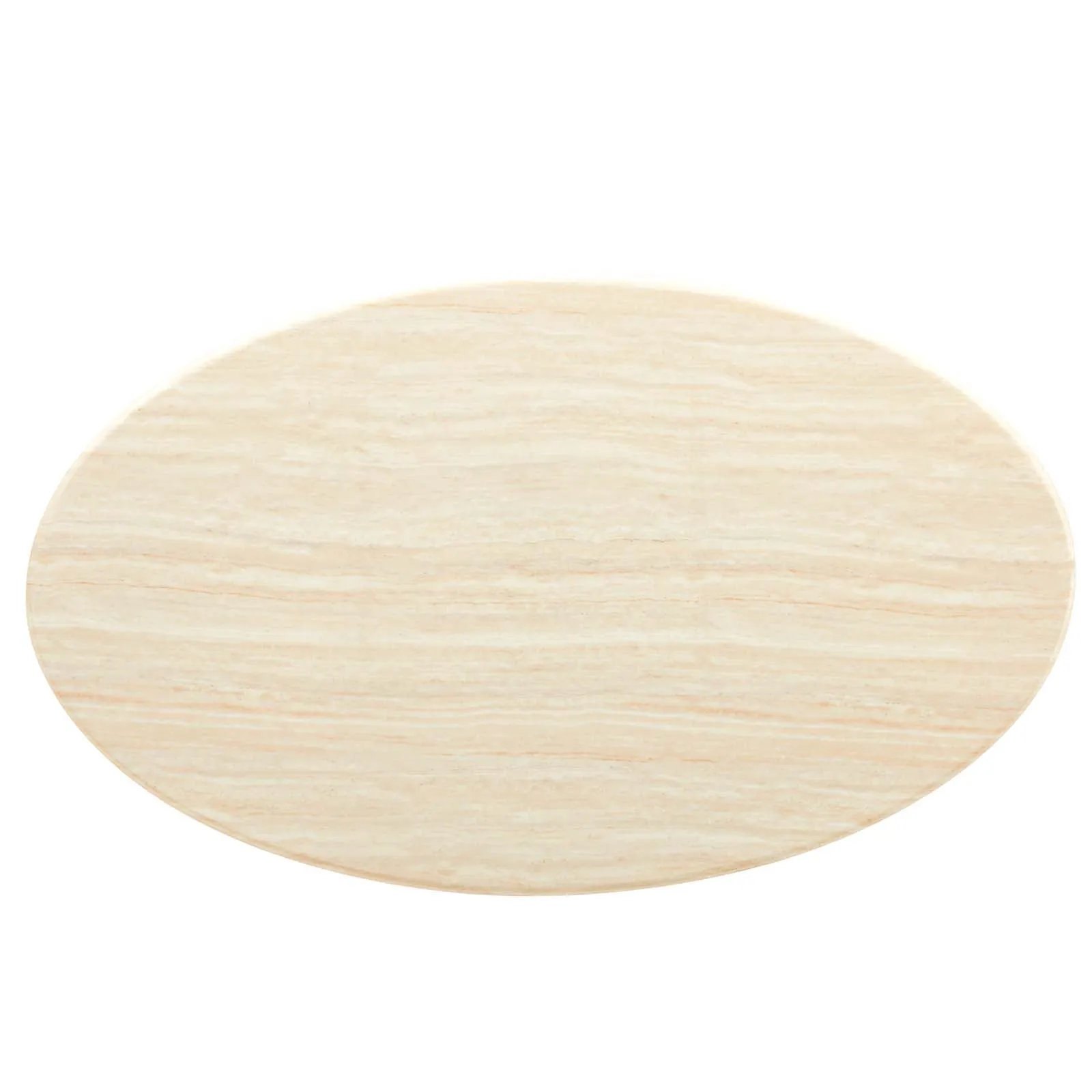 Lippa 60 Oval Artificial Travertine  Dining Table By Modway - EEI-6757