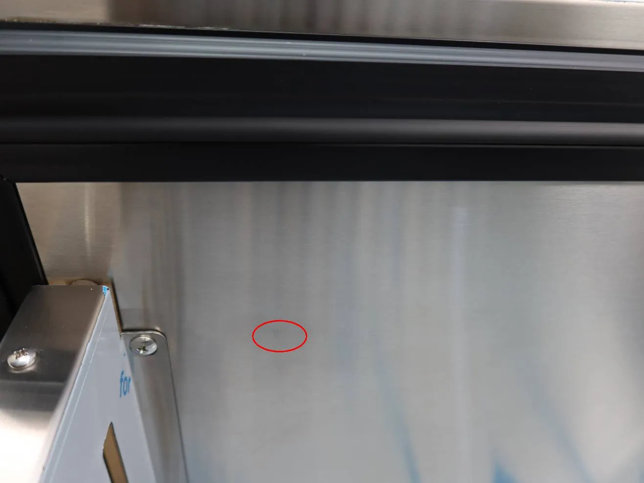 Lynx 24" Two Door Outdoor Blue LED Lighting Stainless Refrigerator LM24DWR