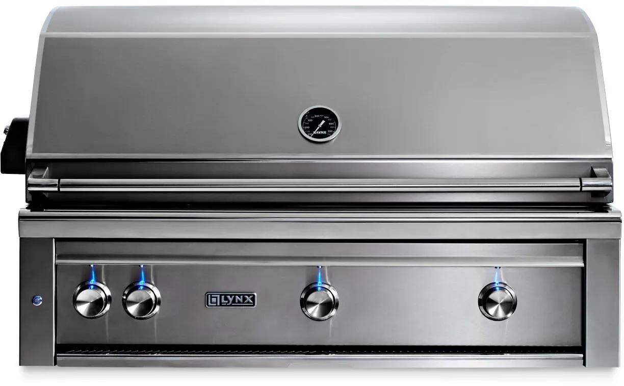 Lynx 42" NG 1,200 sq.in SS Professional Grill Series Built-In Grill L42TRNG