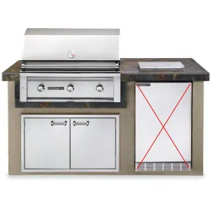 Lynx Sedona 36" 891 sq.in ProSear Natural Stainless Gas BBQ Island L1600GNG