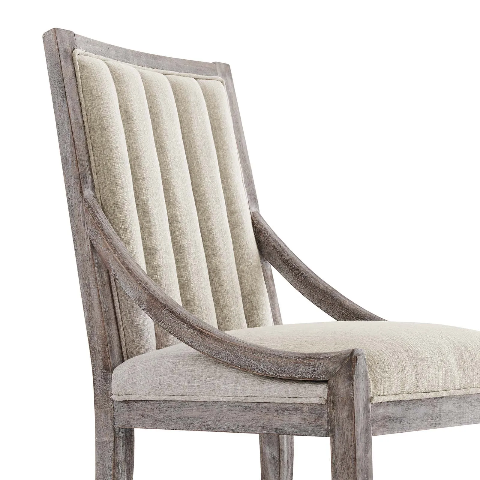 Maison French Vintage Tufted Fabric Dining Armchairs Set of 2 By Modway - EEI-6624