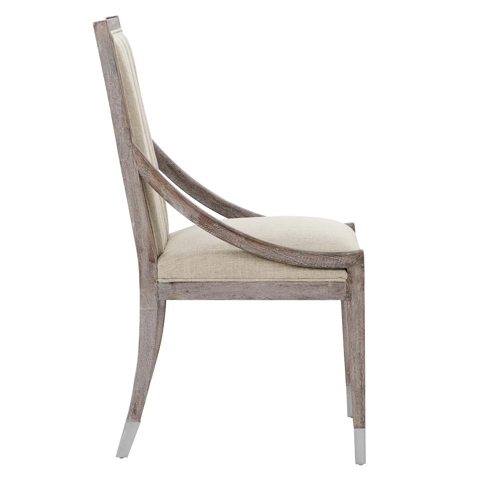 Maison French Vintage Tufted Fabric Dining Armchairs Set of 2 By Modway - EEI-6624