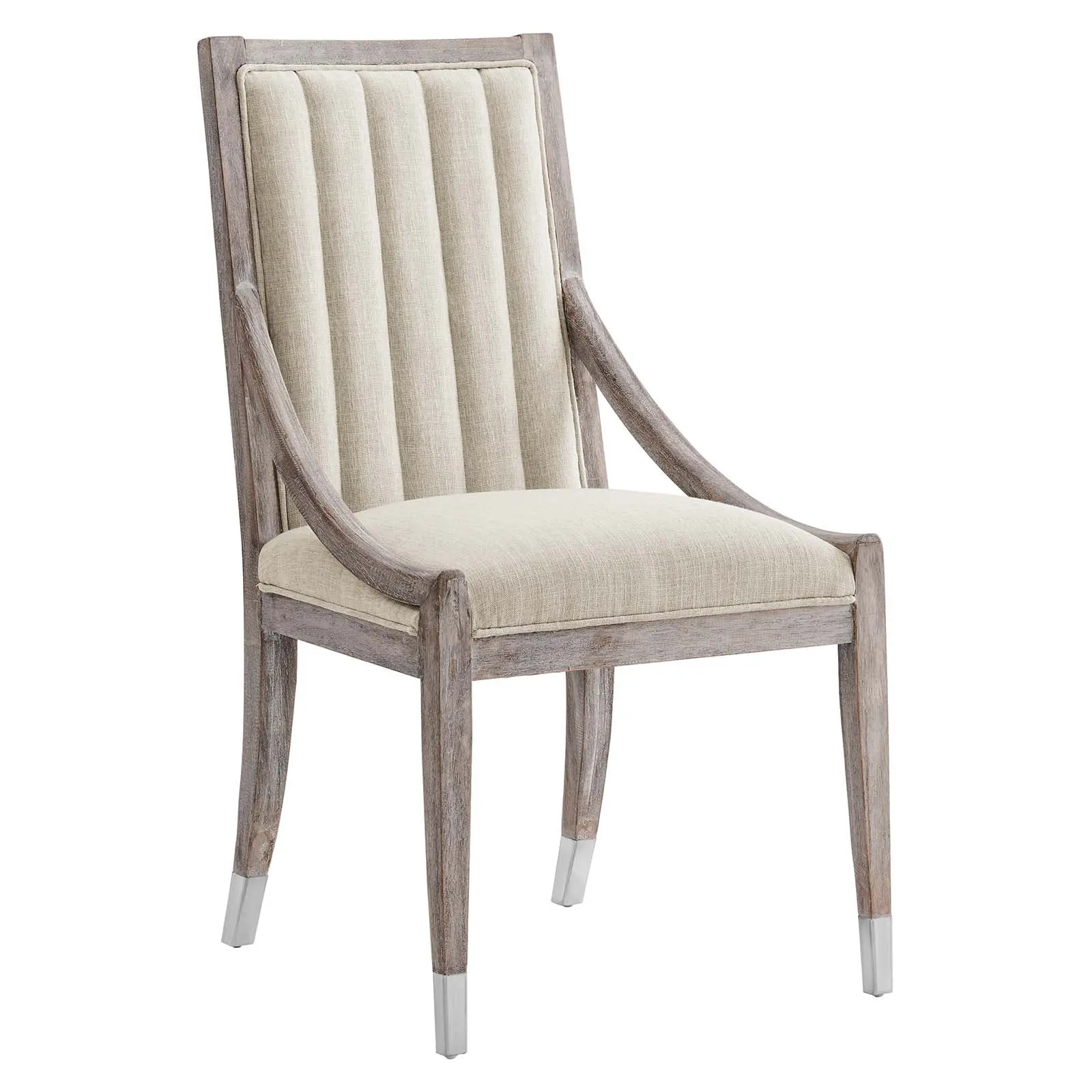 Maison French Vintage Tufted Fabric Dining Armchairs Set of 2 By Modway - EEI-6624